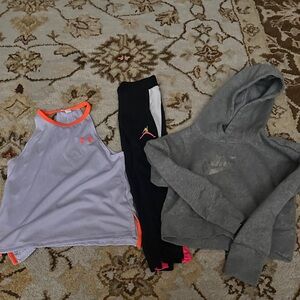 Girls athletic bundle(size 6) 3 items